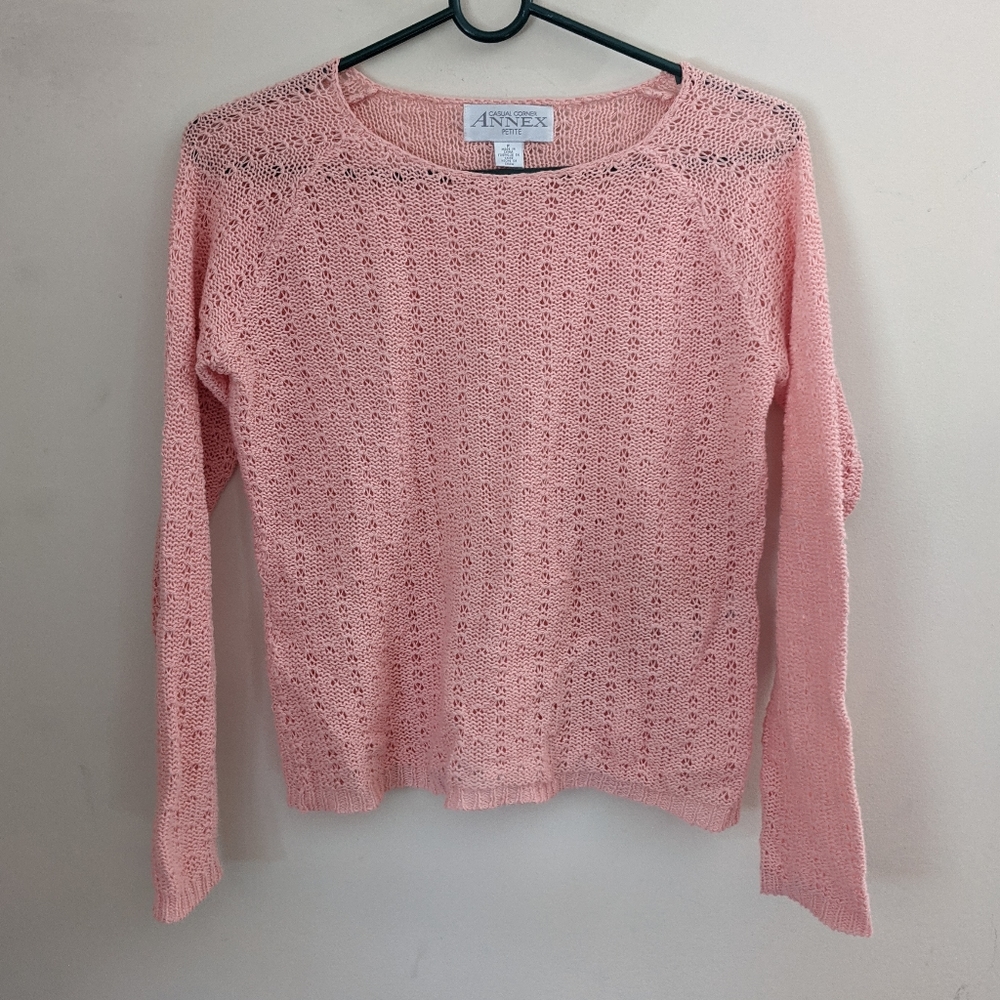 PETITE Pink knit top